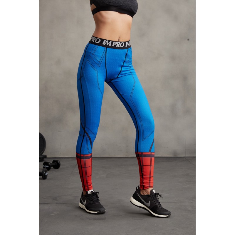 Spiderman Civil War Women's Leggings Yoga Workout Capri Pants ...