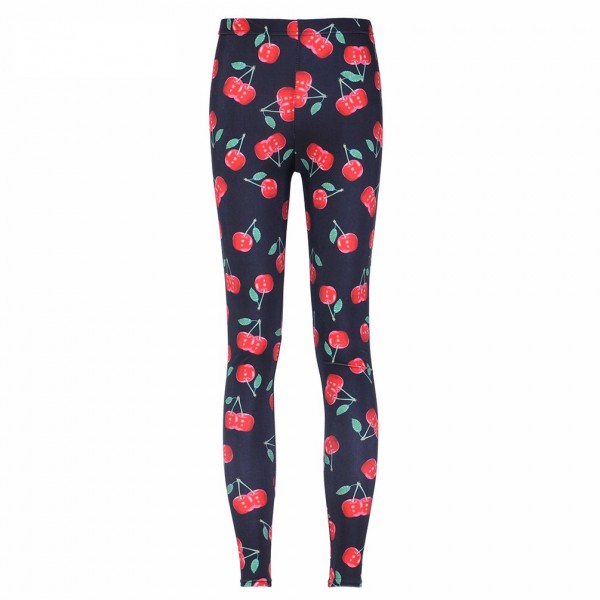 Red Cherries Women's Leggings Printed Yoga Pants Workout