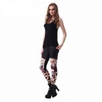 Roaring Leopard Women's Leggings Printed Yoga Pants Workout