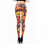 Happy Pumpkins Halloween Women's Leggings Printed Yoga Pants Workout