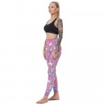 Unicorns Rainbows and Sweets  Women's Leggings Printed Yoga Pants Workout