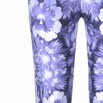Purple Flowers Women's Leggings Printed Yoga Pants Workout