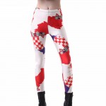 Croatia Flag Women's Leggings Printed Yoga Pants Workout