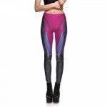 Widowmaker Purple Robot Women's Leggings Printed Yoga Pants Workout