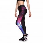 Galaxy Patchwork Women's Leggings Printed Yoga Pants Workout
