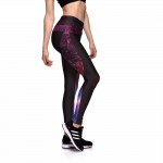 Galaxy Patchwork Women's Leggings Printed Yoga Pants Workout
