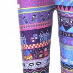 Retro 80's in Patterns Women's Leggings Printed Yoga Pants Workout