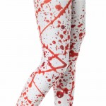 Blood Spatter Halloween Women's Leggings Printed Yoga Pants Workout