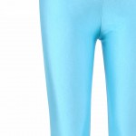 Light Blue Women's Leggings Printed Yoga Pants Workout