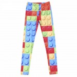 Lego Blocks Women's Leggings Printed Yoga Pants Workout