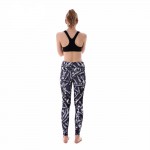 Bones with Black Mesh Lines Women's Leggings Printed Yoga Pants Workout