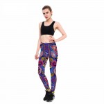 Bright Floral and Paisley Women's Leggings Printed Yoga Pants Workout