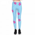 Fuck It Pink Hearts Women's Leggings Printed Yoga Pants Workout