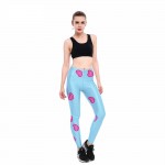 Fuck It Pink Hearts Women's Leggings Printed Yoga Pants Workout