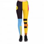 Color Shape Women's Leggings Printed Yoga Pants Workout