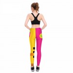 Color Shape Women's Leggings Printed Yoga Pants Workout