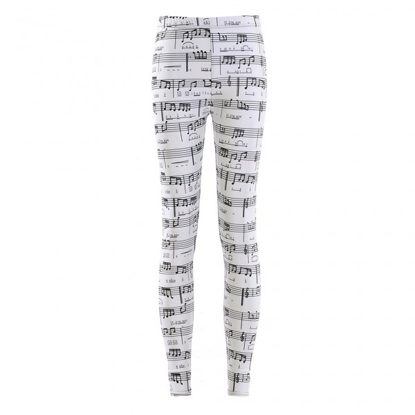 Chopin Music Sheet Women's Leggings Printed Yoga Pants Workout