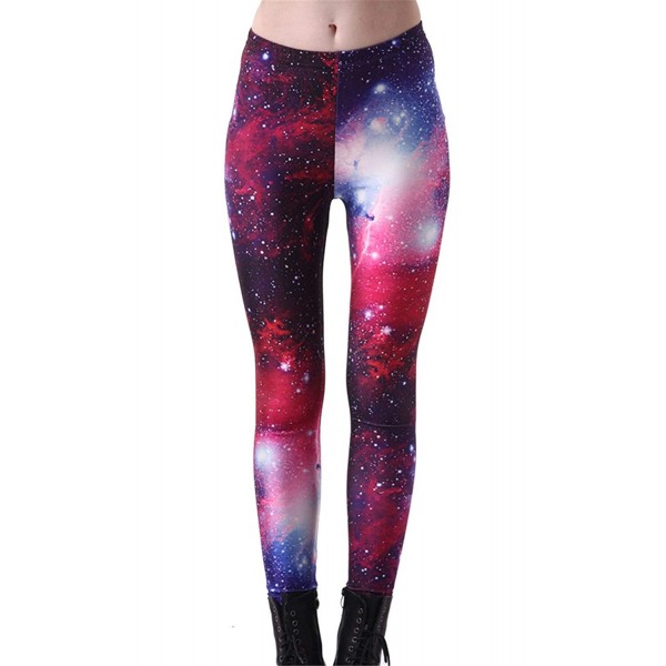Nebula Space Stars Women's Leggings Yoga Workout Capri Pants
