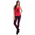 Red Flame Women's Leggings Printed Yoga Pants Workout