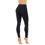 Black Cut Out Women's Leggings Printed Yoga Pants Workout