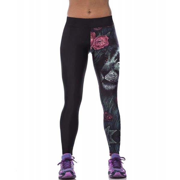 Panther in Jungle Women's Leggings Printed Yoga Pants Workout Activewear