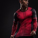 Deadpool Long Sleeve Men's Compression Shirt