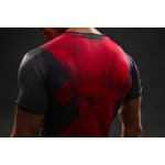 Deadpool Short Sleeve Men's Compression Shirt