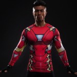 Iron Man Civil War Long Sleeve Men's Compression Shirt
