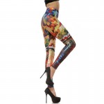 Oil Painting Women's Leggings Yoga Workout Capri Pants