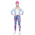 Colorful Feathers Women's Leggings Printed Yoga Pants Workout