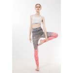 Marled Ombre Women's Leggings Printed Yoga Pants Workout
