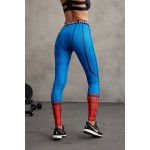 Spiderman Civil War Women's Leggings Yoga Workout Capri Pants Compression Tights