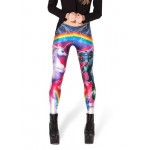 Unicorn vs Robo T-Rex Women's Leggings Printed Yoga Pants Workout