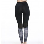 Camouflage Patchwork Women's Leggings Printed Yoga Pants Workout