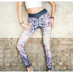 Criss Cross Active Women's Leggings Printed Yoga Pants Workout