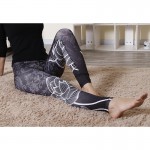 Damask Floral Women's Leggings Printed Yoga Pants Workout