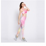 Floral Pastel Rainbow Women's Leggings Printed Yoga Pants Workout
