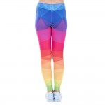 Geometric Rainbow Women's Leggings Printed Yoga Pants Workout