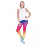 Geometric Rainbow Women's Leggings Printed Yoga Pants Workout