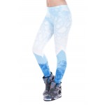 In the Clouds Ski Women's Leggings Printed Yoga Pants Workout