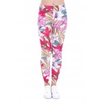 Lily and Iris Floral Women's Leggings Printed Yoga Pants Workout
