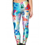 The Little Mermaid and Friends Women's Leggings Printed Yoga Pants Workout