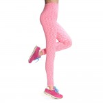 Marled Solid Women's Leggings Printed Yoga Pants Workout