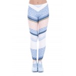 Mosaic Pastels Women's Leggings Printed Yoga Pants Workout