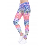 Neon Leopard Women's Leggings Printed Yoga Pants Workout