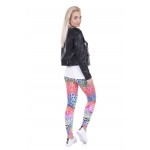 Neon Leopard Women's Leggings Printed Yoga Pants Workout