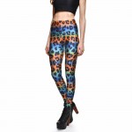 Rainbow Leopard Print Women's Leggings Printed Yoga Pants Workout