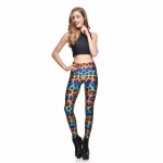 Rainbow Leopard Print Women's Leggings Printed Yoga Pants Workout