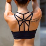 Sun Salutations Strappy Sports Bra Yoga Workout