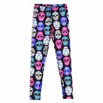 Colorful Day of the Dead Skulls Women's Leggings Printed Yoga Pants Workout